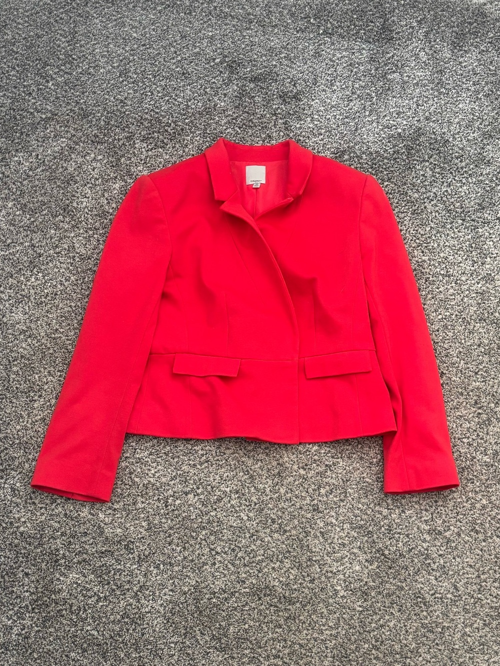 Red Tailored Blazer